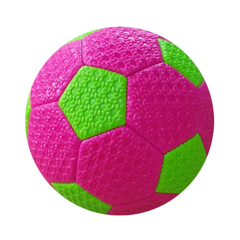 Entertainment gifts 2.5mm pvc kids woven pattern green color size two mini toy football