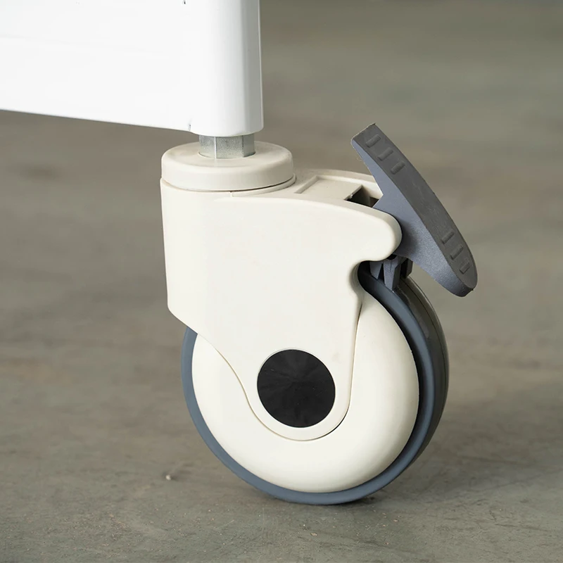 MN-MB012  Home Care Low Price Hospital Bed 5 Function ABS Side Rails 4 Crank Manual Patient Nursing Bed