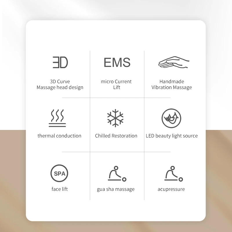 Home Use Beauty Equipment face massager face lift device Skin firming Gua Sha massage machine ems home use Beauty device