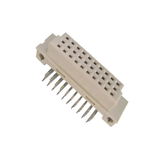 5.08mm pitch DIN 41612 Eurocard connector female straight  solder two row 15pin