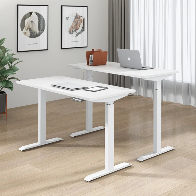 Commercial office furniture lifting computer desk height adjustable electric standing desk