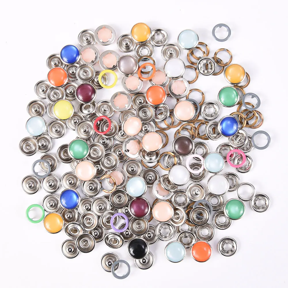 Wholesale Classic Pearl Prong Snap Ring Button Snap Fastener Kit