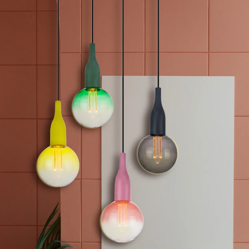 Creative colorful Ceiling Chandelier Lamp for Home Bar Decoration Vintage Chandelier pendant lights