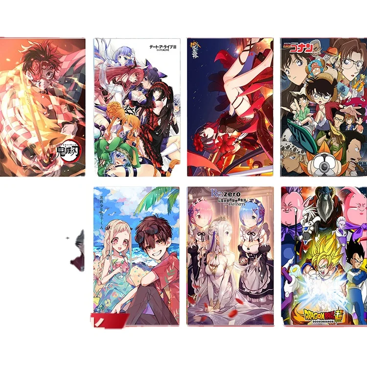 Wholesale 100 designs 8Pcs/Set Japanese Anime Hot style Anime Poster Chainsaw man poster