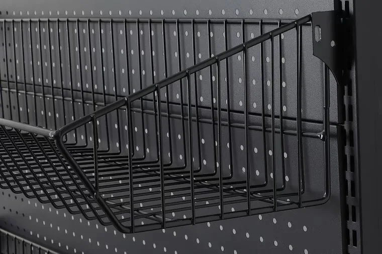 High Quality Gondola Shelving Parts Wire Basket For Supermarket Shelves