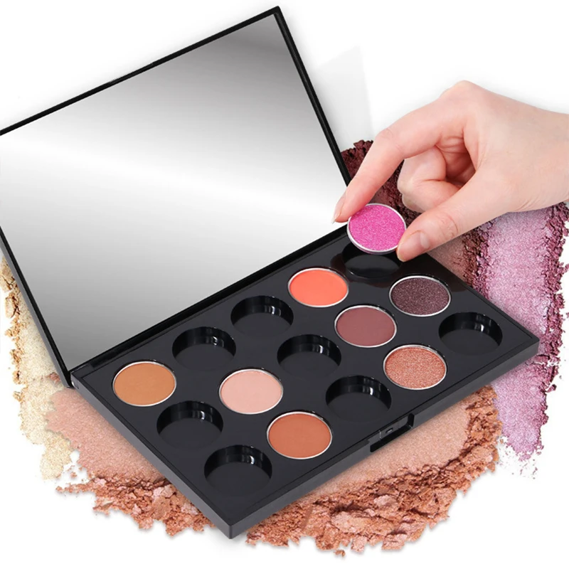 15 colors Private Label Eyeshadow Palette  Makeup Cruelty Eyeshadow Palette Makeup Waterproof Long Lasting Palette Eye Shadow