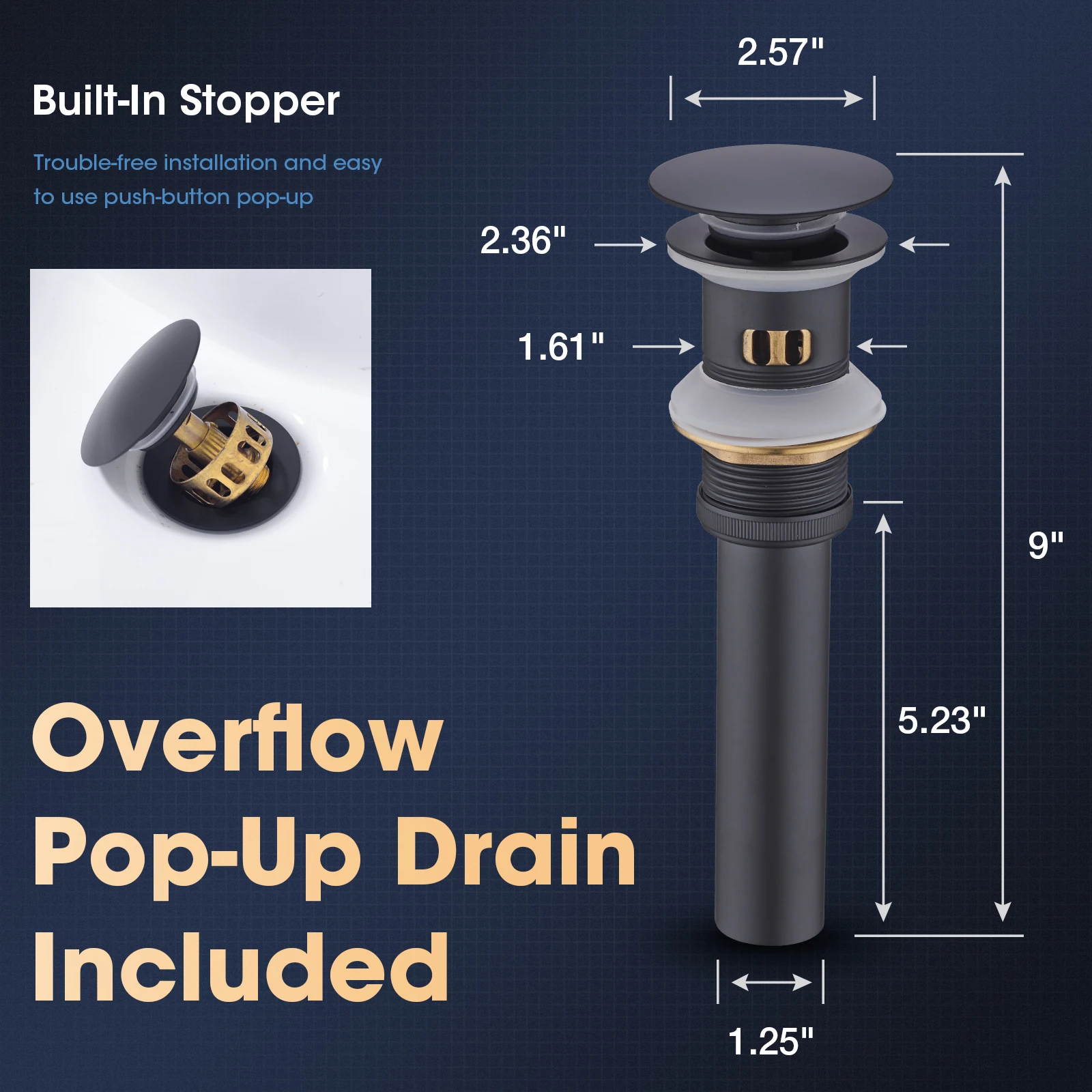 Hot Cold Water Bathroom Basin Faucet 3 Hole Mixer Black Basin Chrome Faucet Mixer For Hotel Apartment