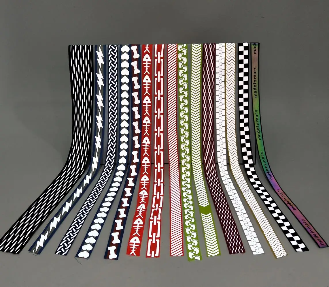 Woven Nylon Ribbon Polyester Seat Belt Webbing Polyester Nylon Reflective Webbing