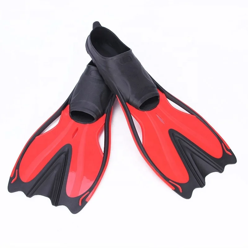 Professional Silicone Snorkeling Diving Flippers Training Mid Length Style Diving Freediving Fins Footpockets Diving Fins