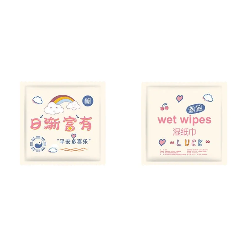 Wholesale Custom Private Label Single Package Wet Napkin Lemon Scent Hand Cleaning Wipes For Restaurant