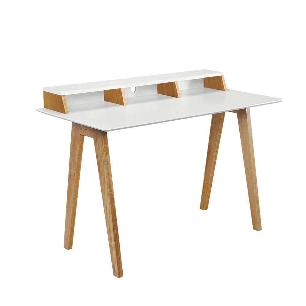 Scandinavian Style Office Desk Modern Wood Desk New Design Work Desk Office Furniture Commercial Furniture Wooden Panel