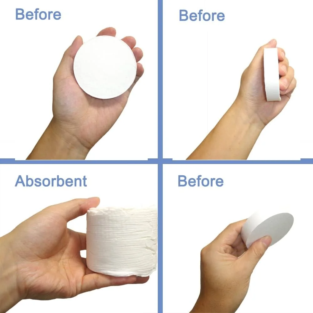 Disposable Portable Mini Towel Compressed Coin Tissue Washcloths Expandable Magic Wipes Making Machine for Travel Beauty Salon