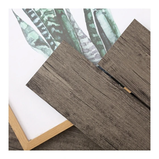 Strong Quality  Anti-fouling Wood Look Luxury Vinyl Plank 2mm PVC Self Adhesive