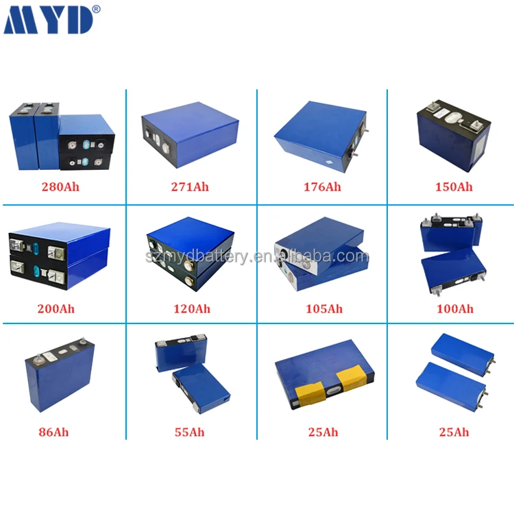 MYD Grade A Primastic Lithium 3.2v 100ah 120ah Lifepo4 Battery Cell Lifepo4 100ah