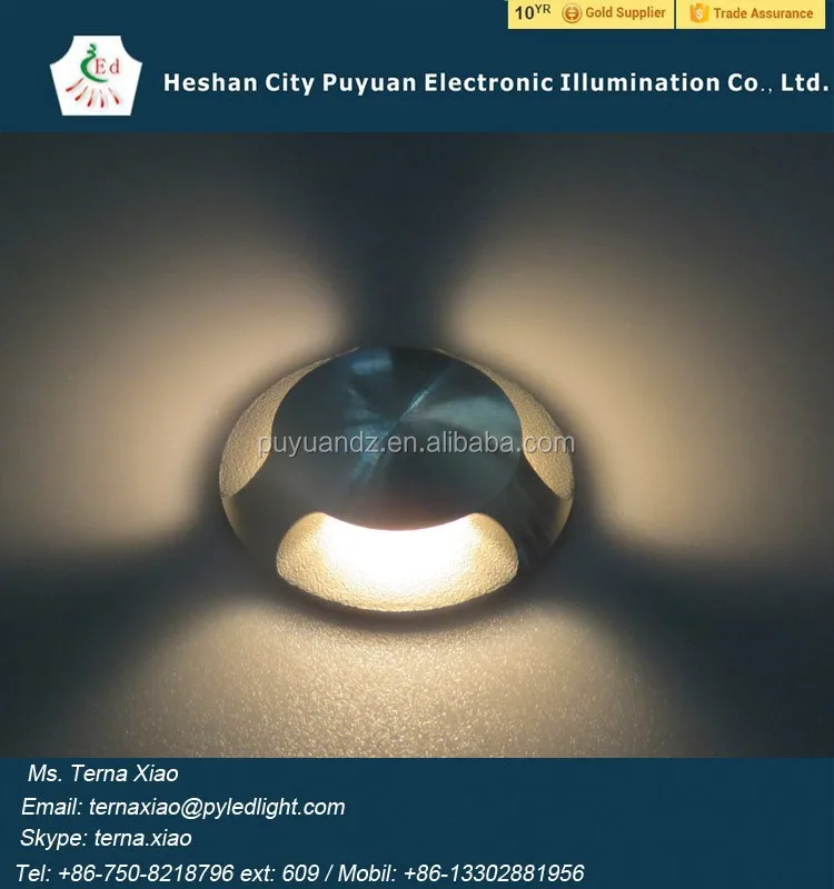 three-hole luminescence Small Wholesale Customization Outdoor Recessed Lighting Underground Lamp Inground Light for Ground Garde