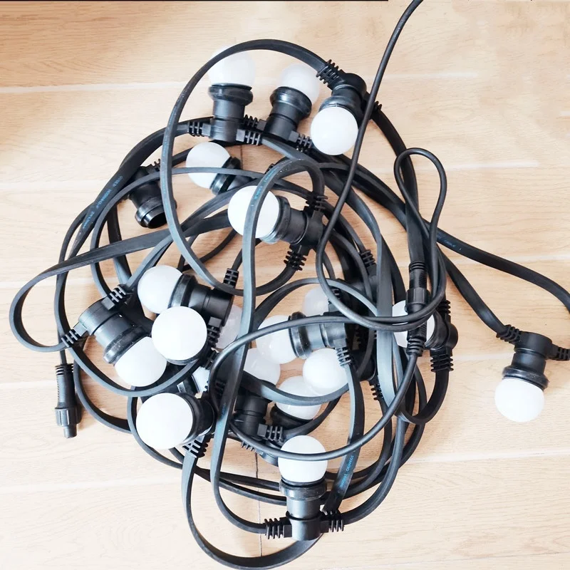E27 bulb string G45 s14  festoon string light s with  10 mt 15M 20M  for outdoor