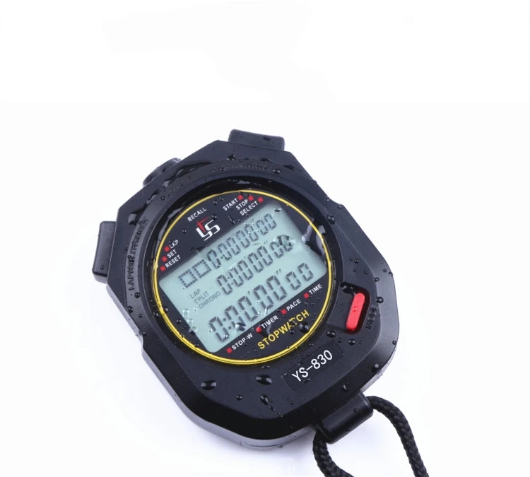 Цифровой таймер, многофункциональный портативный секундомер для занятий спортом на открытом воздухе, бега, тренировок