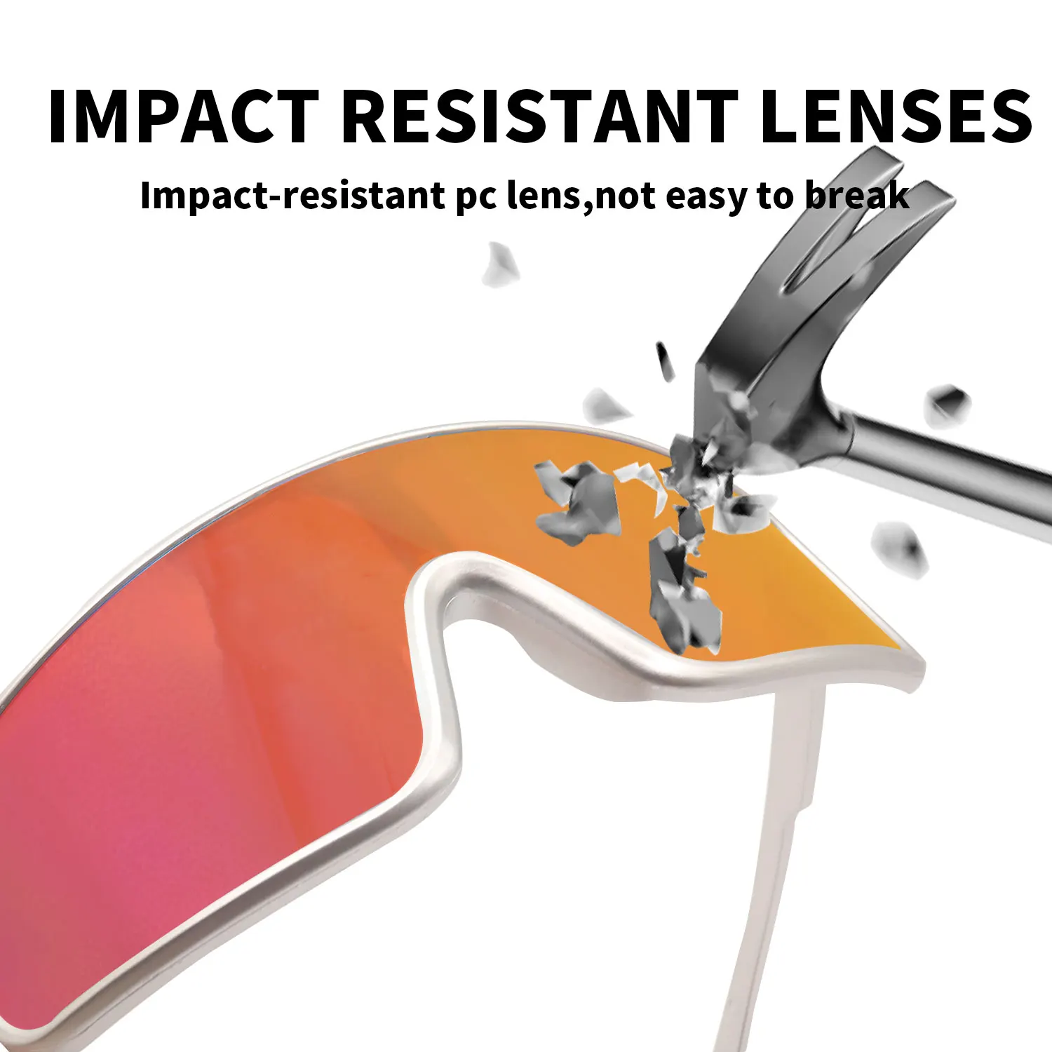 Custom Logo Polarized Cycling Glasses sunglasses uv400 Sport HD PC Lens Running Outdoor Men Women Sports Bicycle Eyewear Glass