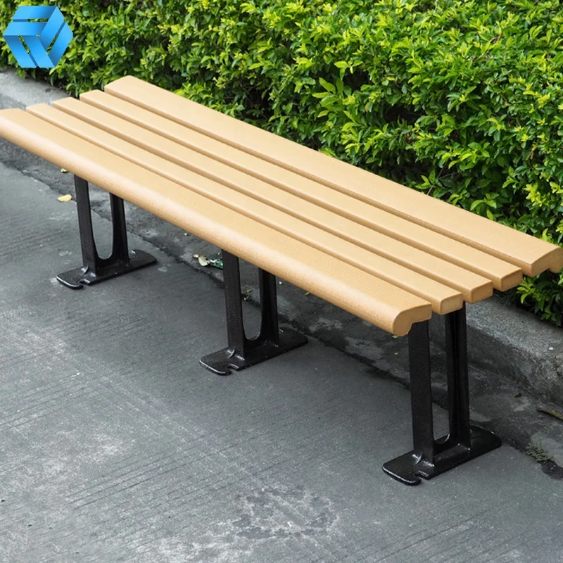 Fire Prevention Insect Ants Moisture-proof Anti Fading Durable Park Chair Public Seat Bench Manufacturers