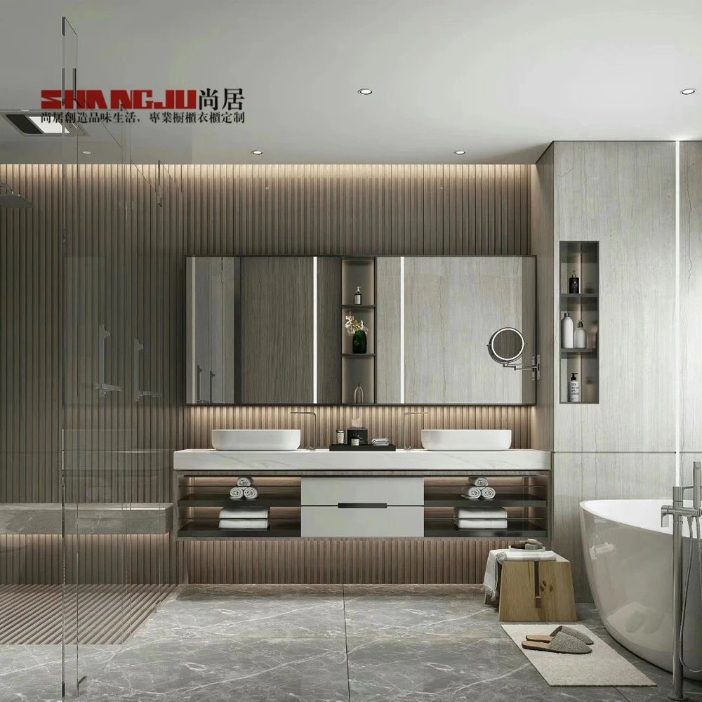  Modern Style Bathroom Vanities With Mirror Lights Vanity