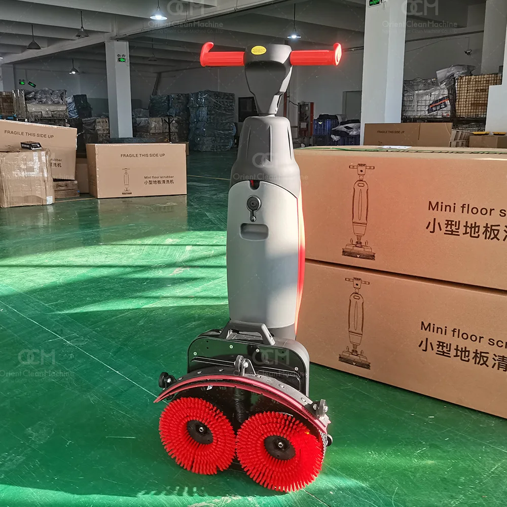 OCM-GB380A marble floor cleaning scrubbing machine walk behind scrubber machine concrete scrubbing machine