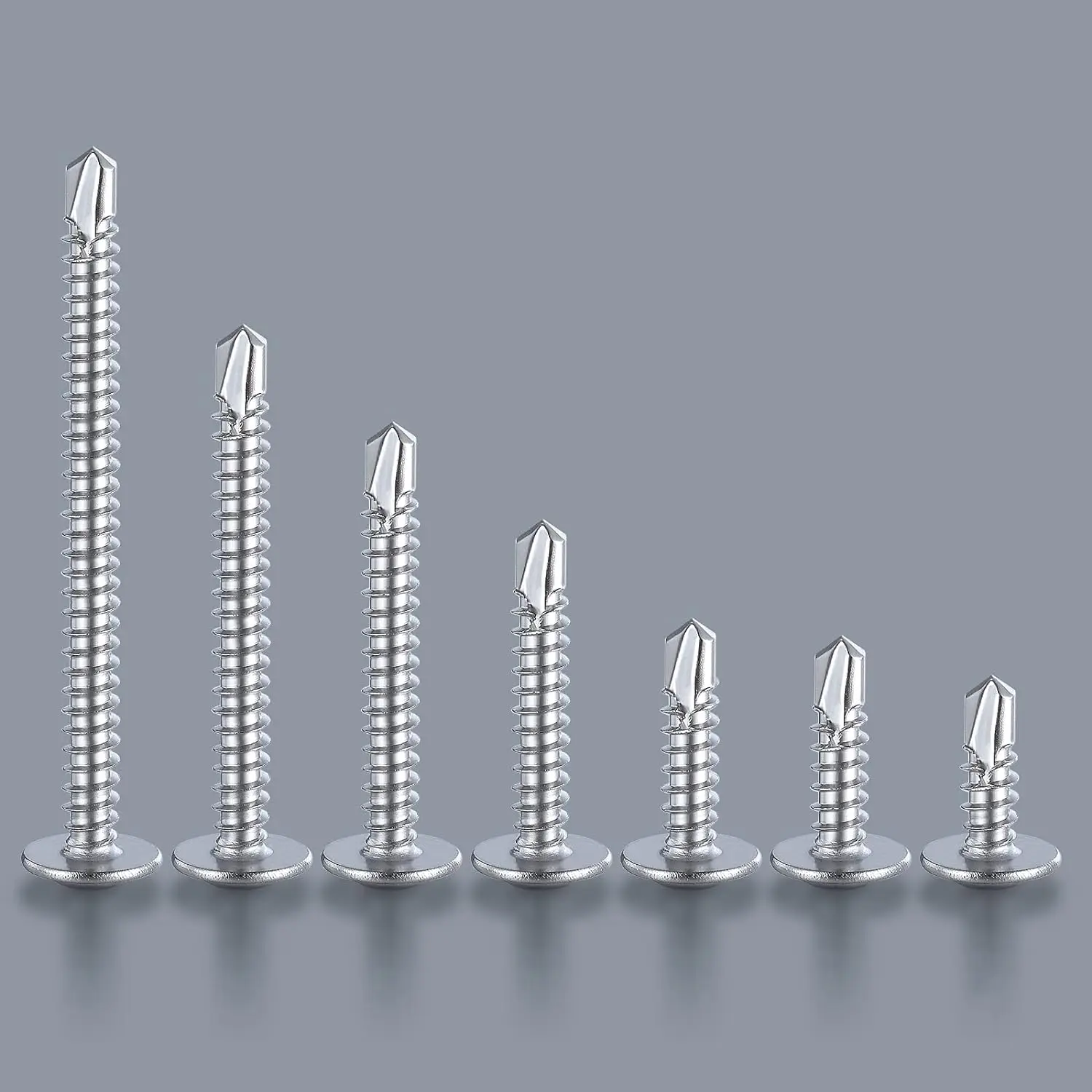 Stainless Steel 401 Round Head Truss Head Self Drilling Self Tapping Washer Screw