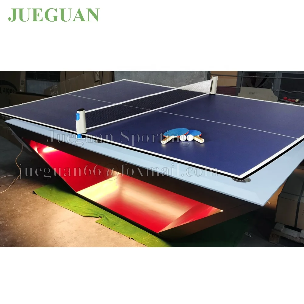 Multifunctional 2 in 1 Luxury Modern Oak Solid Wood 8ft Pool Table with table tennis top for Sale