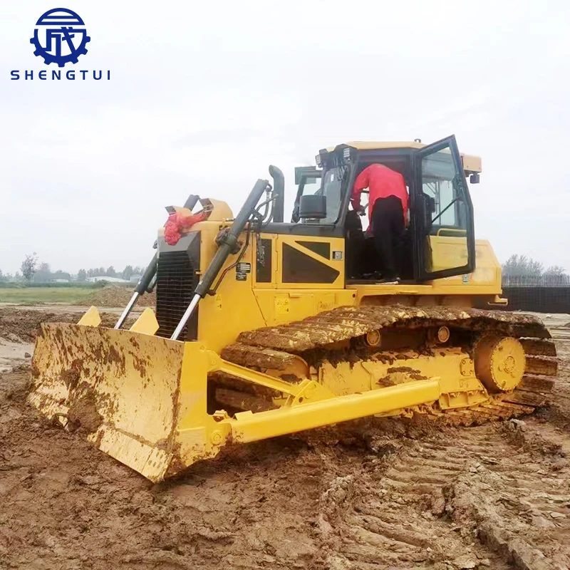 Shantui SD60-Type Large Crawler Bulldozer 10m3 Capacity with Straight-Tilt Blade New Condition for Construction Shandong Brand