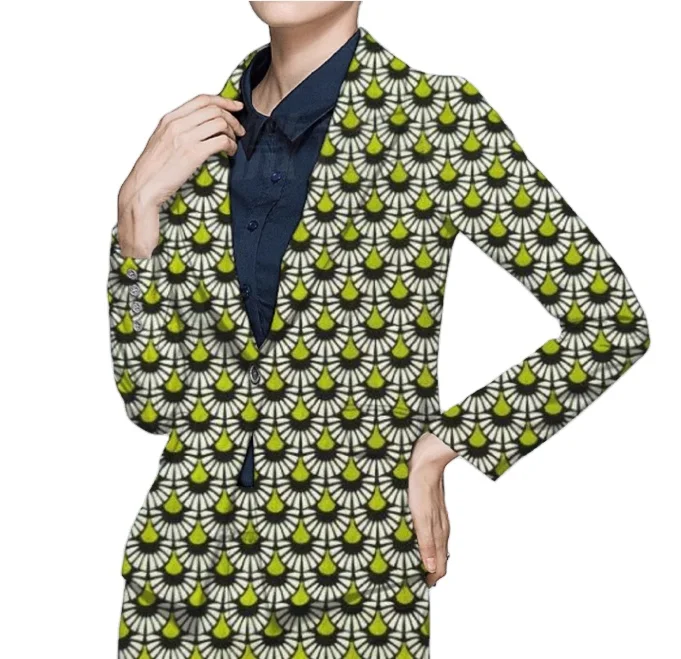 Couture dress trousers trench coat brocade dress European and American fan fancy jacquard suit