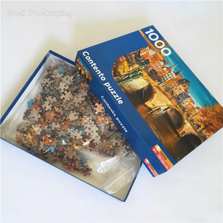 custom 1000 piece puzzle adult jigsaw puzzle print and assemble factory wholesale jigsaw puzzles manufacturers