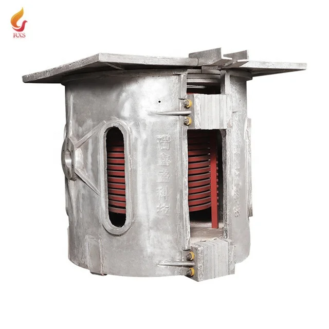 Intermediate frequency induction furnace 100kg 500kg 1T 2T 3T for casting aluminum steel iron copper