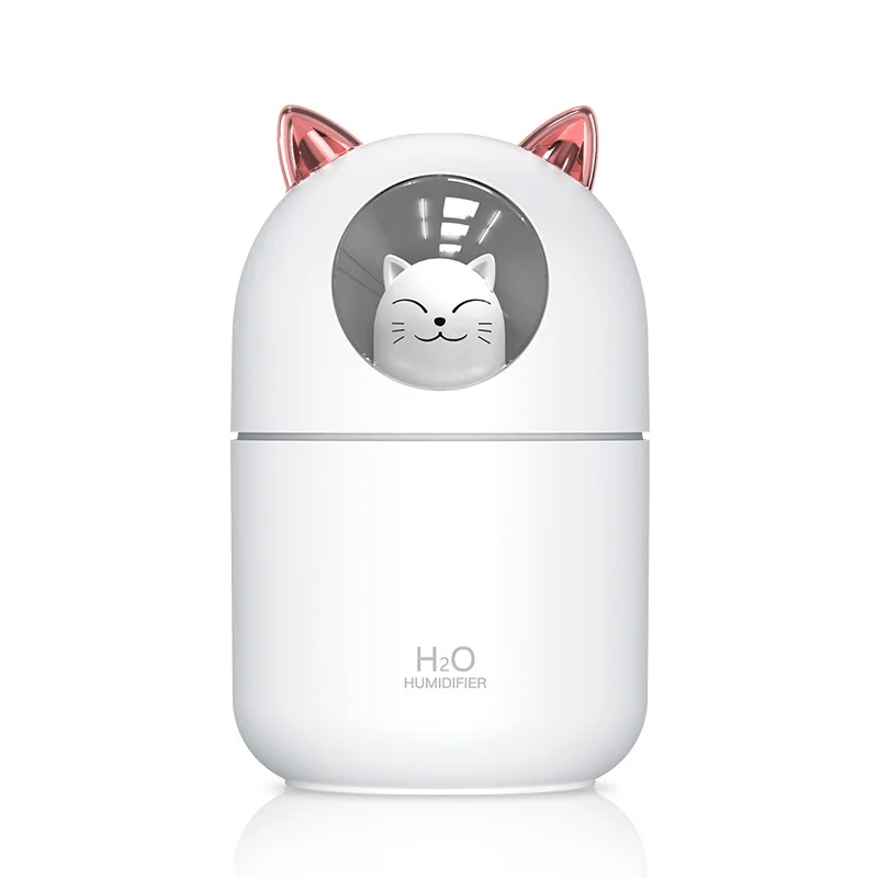 Excellent Quality Cute Pet Cat USB Small Desktop Bedroom Silent Car Air Humidifier Diffuser