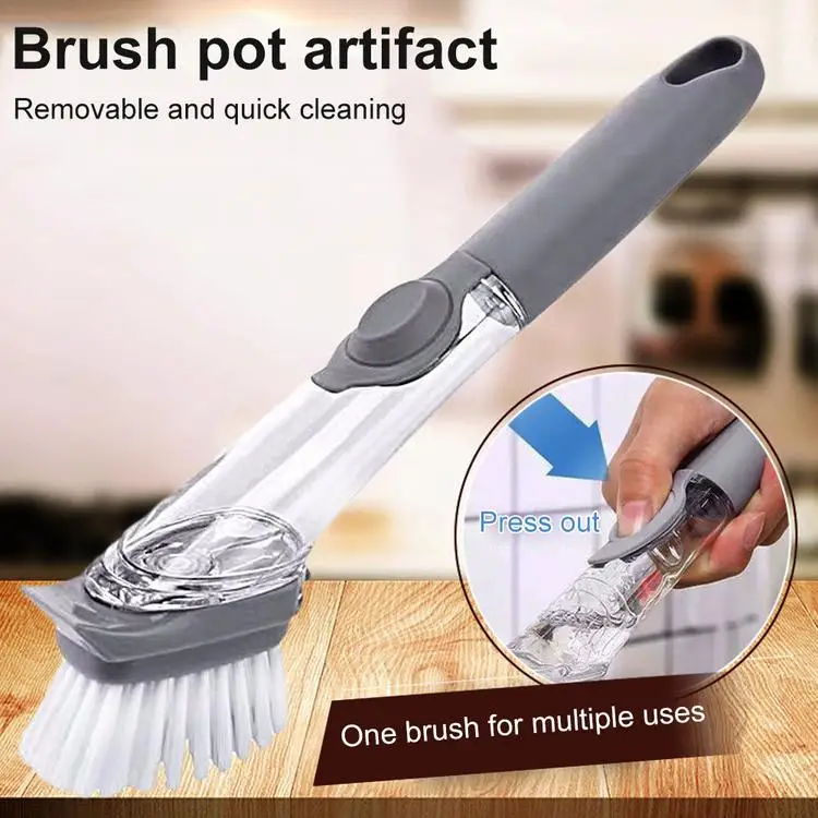 
Water Spray Cleaning Brush Long Handle Scrub Brush Multifunctional spray cleaning brush 
