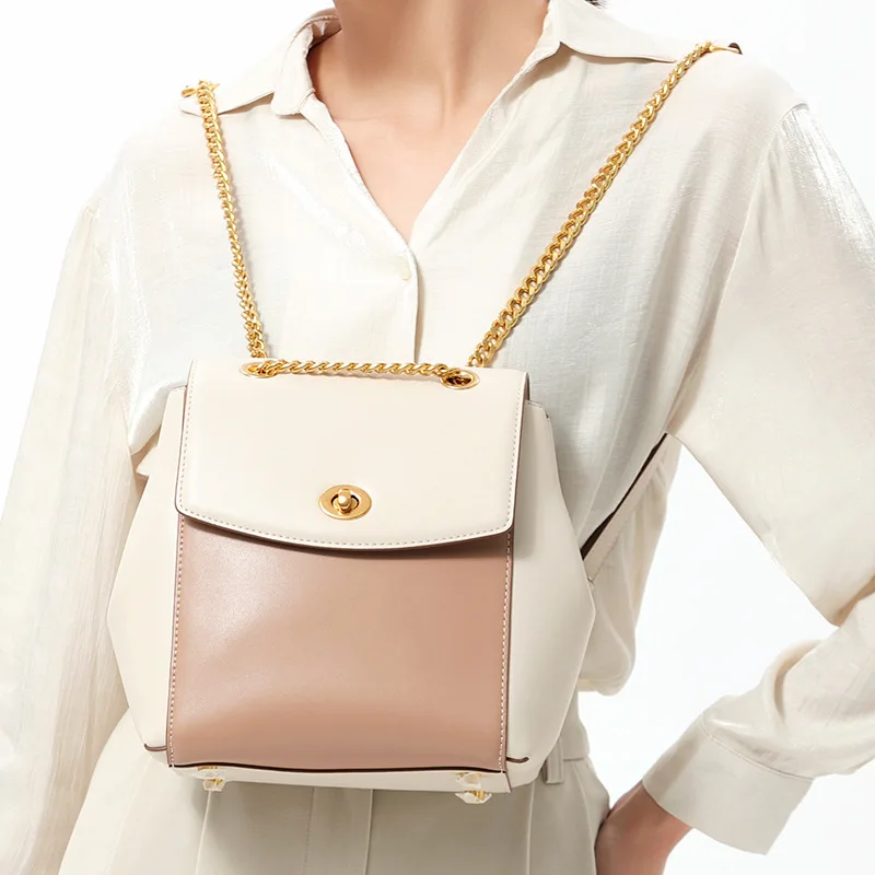 Multi-Function Large Capacity Backpack Women Backpack Leather Backpacks One Shoulder Bags Brand Name Bag Preppy Style Bag