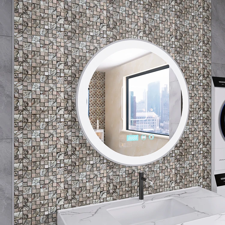 Factory Price Grid Pattern Light Color Square Electroplated Metal Shiny Tiles Glass Mosaic For Walls