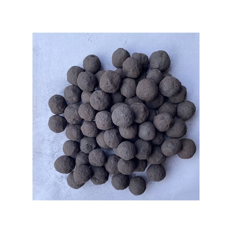 Low Powder Content Fe 62 Iron Ore Pellets High Compressive Resistance