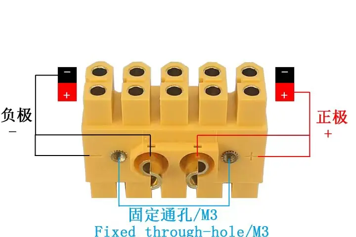 High Current Tarot Power Supply Distribution Connector XT60 connector for Middle and Large Drone