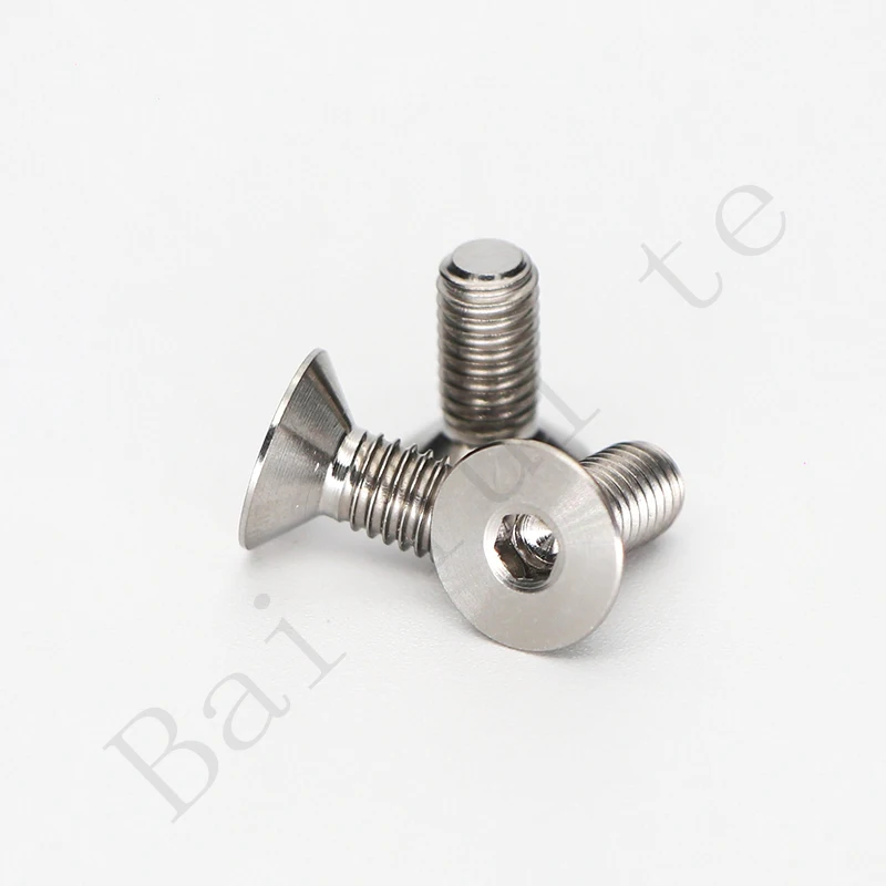 DIN7991  Gr5 titanium hexagon socket countersunk  head  bolts for industry