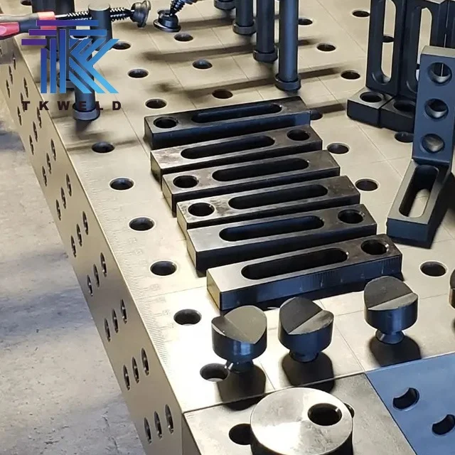 2D 3D Cast Iron Nitrided Steel Nitriding Welding Table with Fixtures and Accessories