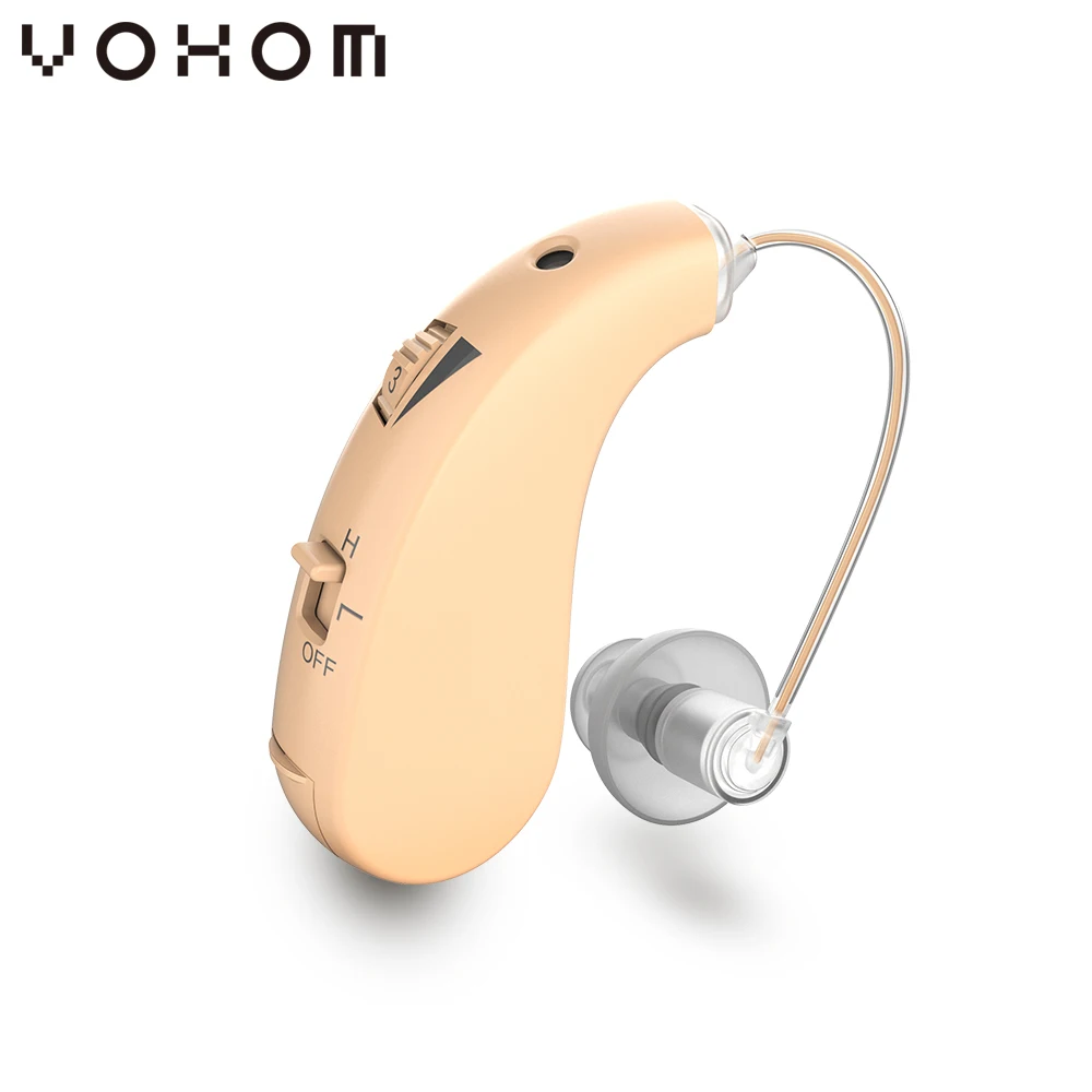 Digital hearing amplifier BTE Ear listening Device For Senior Wireless Invisible Hearing Aids