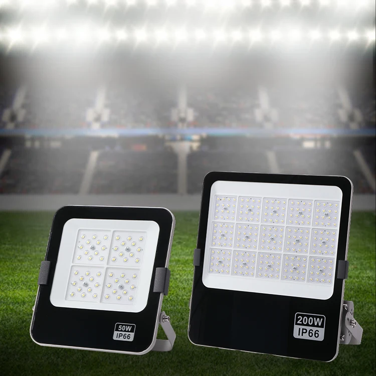 2024 New Product Ip66 Waterproof Die Cast Aluminum 85V 24V 3500K 6000K Outdoor Sports Stadium Billboard Led Flood Light