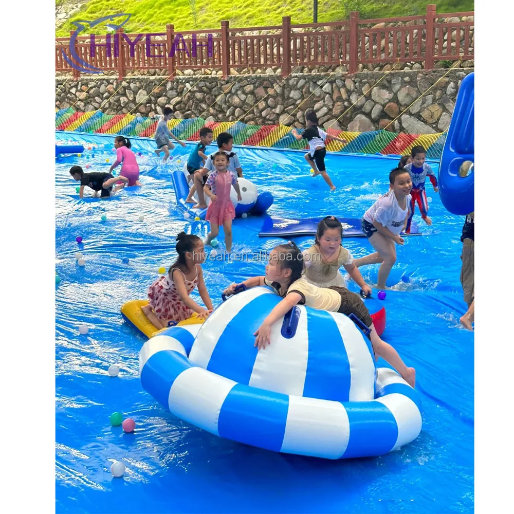 Inflatable banana boat yacht flying fish water disco motor boat toy rhubarb duck slide water rotating gyroscope