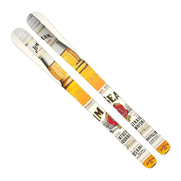 Shot Ski Bar Tool Set Custom Bottoms Up Painted Fraternity Gifts Ski Wedding