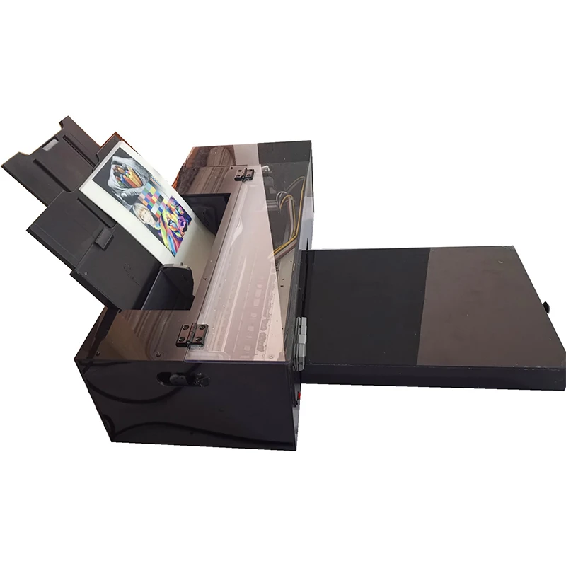 Small A3 A4 Imprimante DTF Plotter Original for Dark Light Cotton Silk Wool Linen Polyester Mixed Fabric