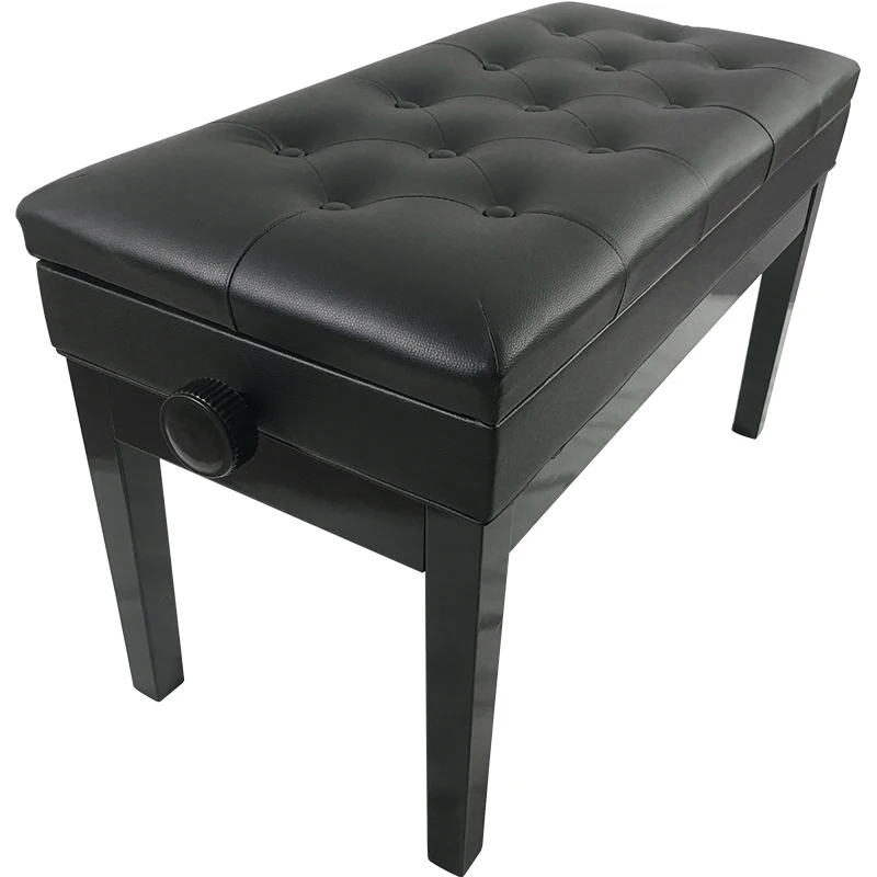 Comfortable Adjustable Height digital piano bench stool pvc leather Piano Stool