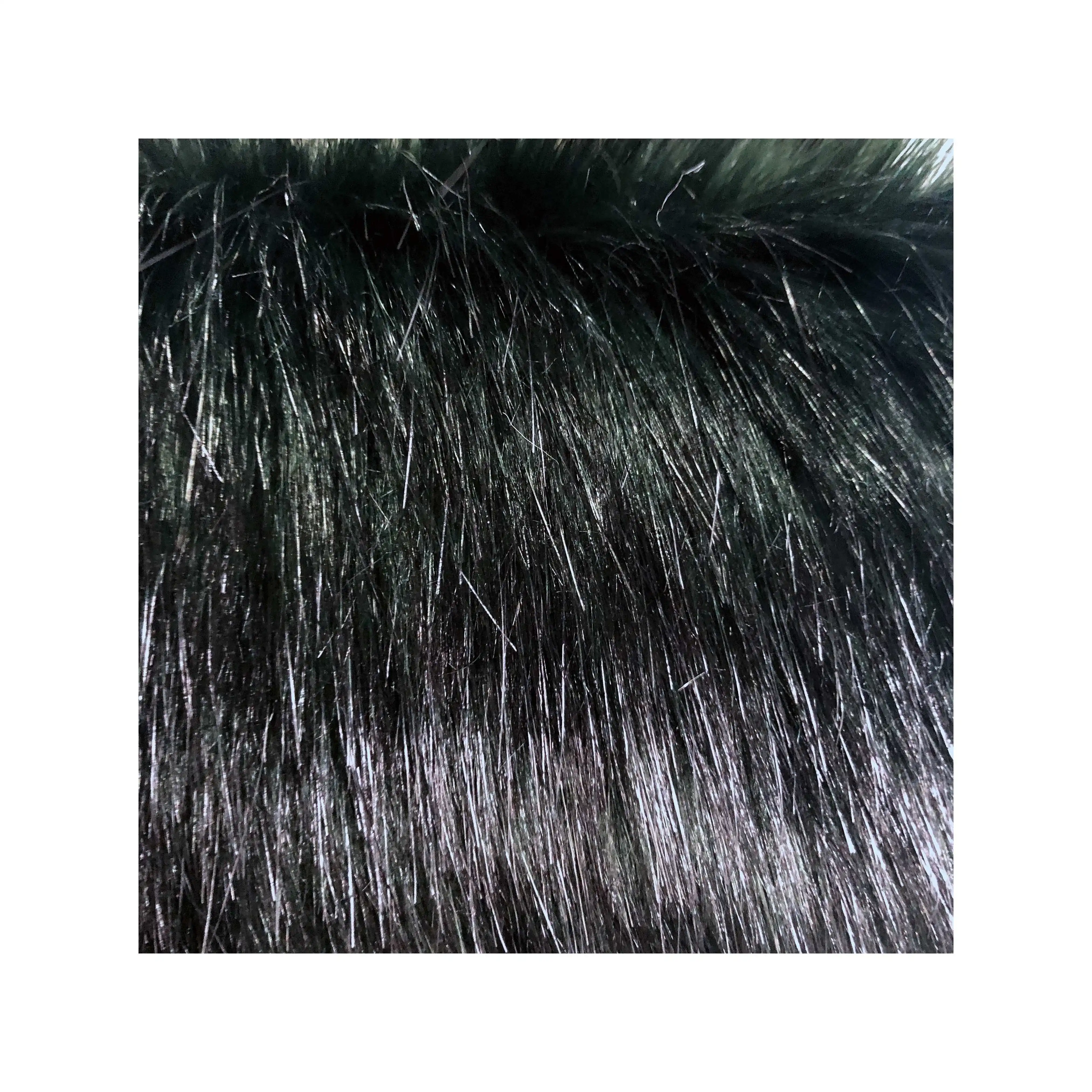 2022Hot Sale Wholesale Super Soft Faux Fur Fabric Luxury Fong Hair Stock Fabric For Coat