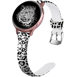 20mm Universal Rubber Wristband Slim Pattern Strap For Garmin