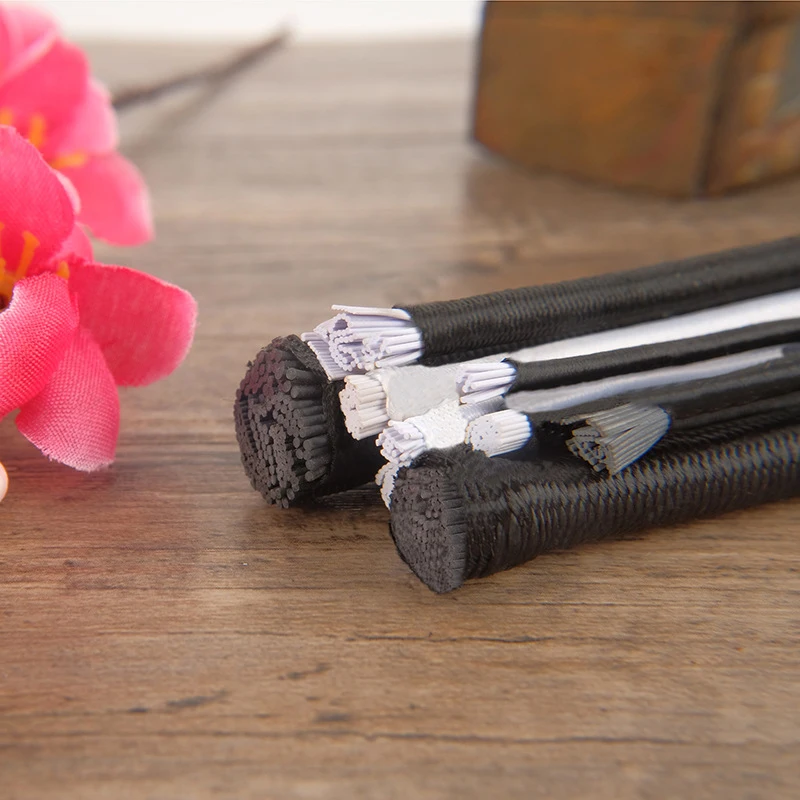 1.2/1.5/2/2.5/2.8/3/3.5/4/5/6/7/8/9/10/12/15mm Elastic ropes Round elastic binding Elastic Coarse rubber band Black rope