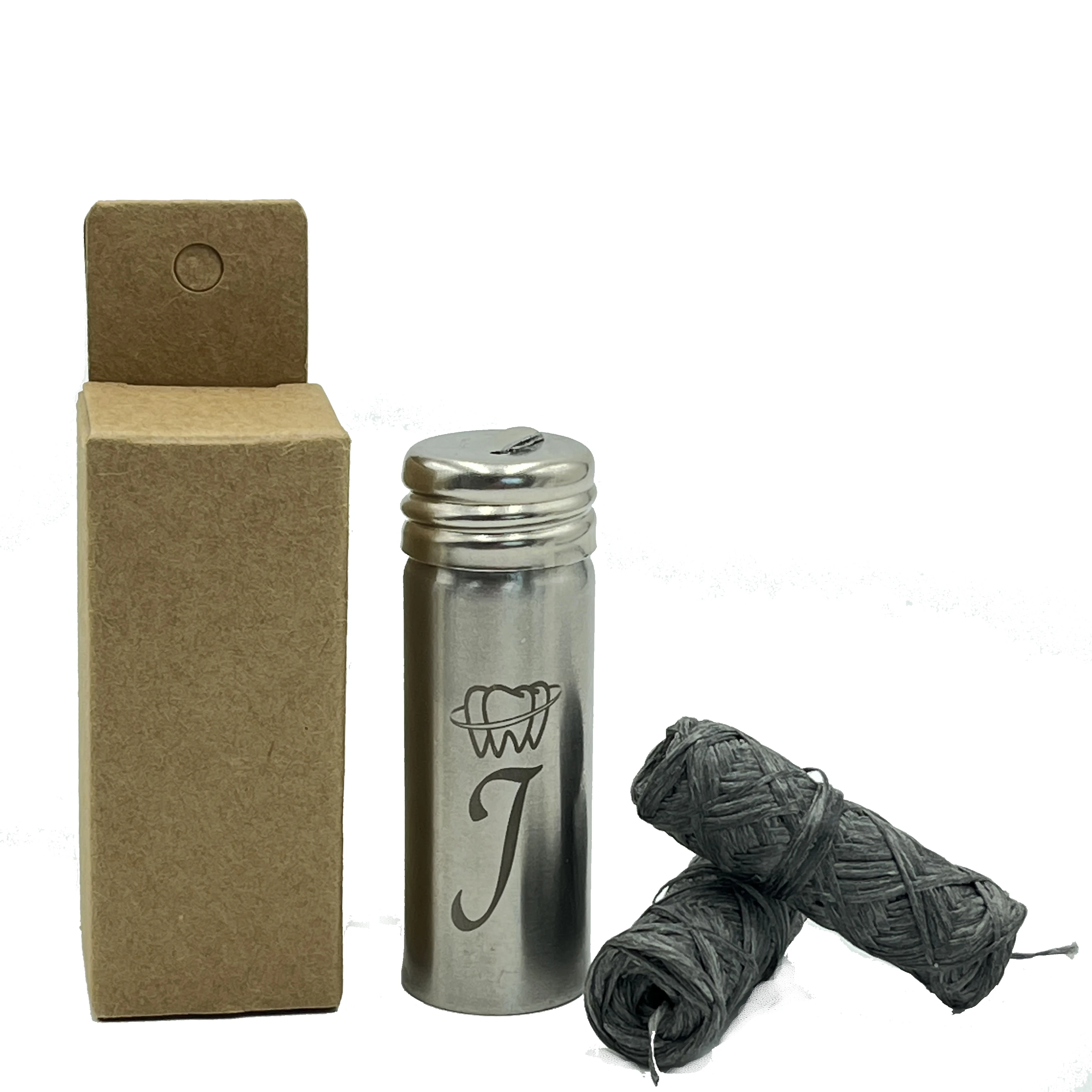 30m 50m Eco Dental Corn Floss Kit Natural Zero Waste Vegan Bamboo Charcoal Silk Plastic Free Expanding Dental Floss