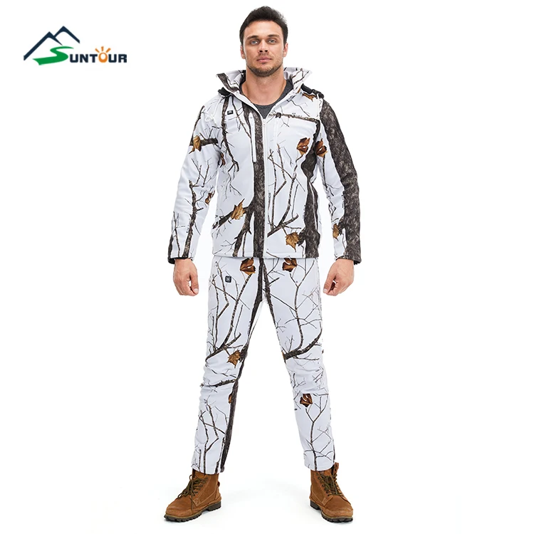 Cross border intelligent USB electric heating warm and cold proof outdoor sports hunting manufacturer customized suit
